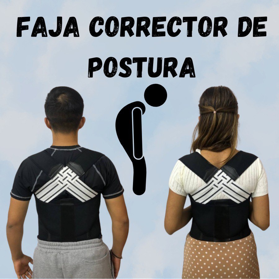 FAJA CORRECTORA DE POSTURA 2 EN 1