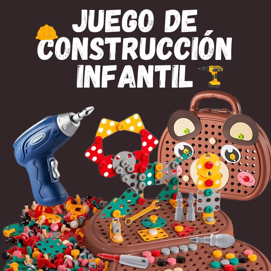 JUEGO DE HERRAMIENTAS INFANTIL MONTESSORI